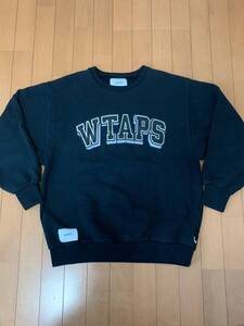 WTAPS(ダブルタップス) スウェット ロゴ ブラック 201ATDT-CSM17