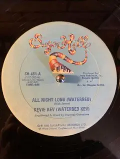 Kevie Kev/All Night Long (Waterbed) レコード