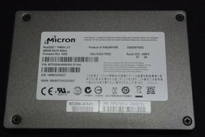 Micron RealSSD P400m SSD 400GB 2.5 inch インチ MTFDDAK400MAN MLC NAND TBW 7PB 高耐久 データセンター マイクロン