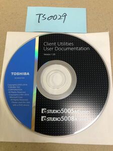 ★TS0029/中古品/TOSHIBA Client Utilities User DocumentationVersion 1.20★ eSTUDIO 5005AC series/eSTUDIO 5008A series