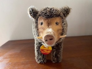 Steiff Dalle シュタイフ ダル イノシシのぬいぐるみ ヴィンテージ 美品