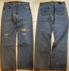 t637/LEVIS501アメリカ製 MADE IN U.S.A. 色落ち抜群 !