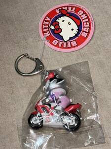 HELLO KITTY RACING TEAMライダーキティキーホルダー・・・ピンク