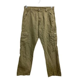 Wrangler ワークパンツ W30 ラングラー カーゴパンツ ベージュ コットン 古着卸 アメリカ仕入 2409-157