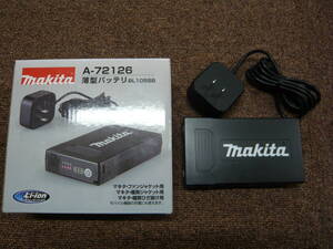 未使用 makita マキタ 薄型 バッテリ A-72126 BL1055B ファンジャケット 暖房ジャケット 暖房ひざかけ 激安1円スタート