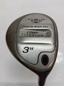 MIZUNO T-ZOID COMP FW 3W 15度 flex:R メンズ右 オリジナルカーボンシャフト フェアウェイウッド ミズノ コンプ