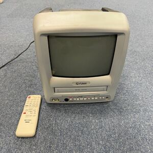 U11【通電確認済】フナイ　FUNAI　テレビデオ　ブラウン管テレビ　VHS 昭和レトロ