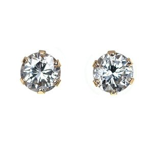 Z_447 K18 ダイヤモンド0.35 ct/0.35ct ピアス