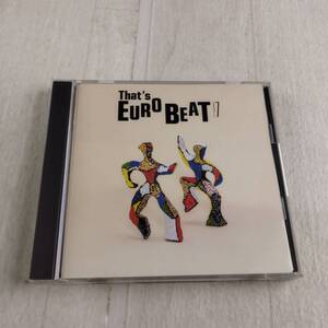 1JC10 CD THAT’S EUROBEAT VOL.7 ザッツ・ユーロビート 