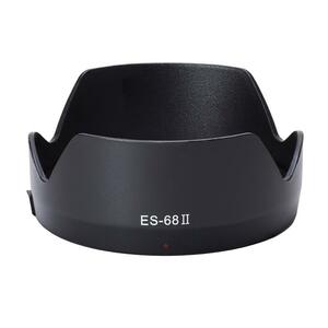 ES-68II 互換 レンズフード ES-68 , EF 50mm F1.8 STM 対応 装着したままでもフィルターやレンズキャップ取付可能 花形レンズフード