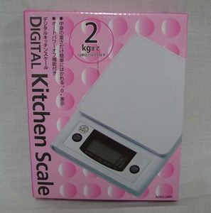 新品 デジタルキッチンスケール ADKS-2000 2kgまで 1g単位