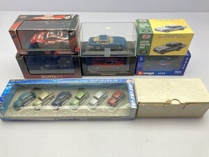 ブラーゴ AUTOart エブロ 他 1/43 ミニカーまとめて DB5 A523 他 開封済み まとめて [44-2711]