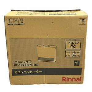 Rinnai リンナイ ガスファンヒーター RC-U5801PE-BG 家電 プロパンガス 2023年7月購入【未使用品】