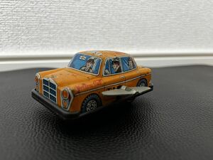 昭和レトロ ブリキ ゼンマイ ブリキのおもちゃ タクシー ビンテージ