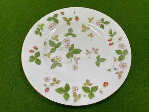 WEDGWOOD ウェッジウッド ワイルドストロベリー プレート 20cm / WILD STRAWBERRY PLATE / アンティーク 皿 食器 保管品 ③