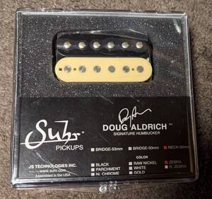 新品 Suhr Doug Aldrich Neck ゼブラ ギター・ピックアップ フロント・ハムバッカー サー