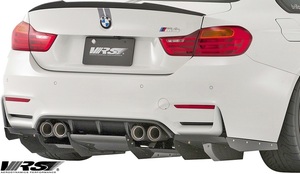 【M’s】F82 M4 クーペ (2014y-2020y) VARIS リアディフューザー システム1 BMW VSDC バリス エアロ パーツ ディフューザー VAB-8206