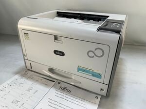 ★印刷枚数11640枚 動作確認済み FUJITSU 富士通 モノクロレーザープリンター XL-9321 複合機 おまけトナー付き A3対応 中古品 管理J694