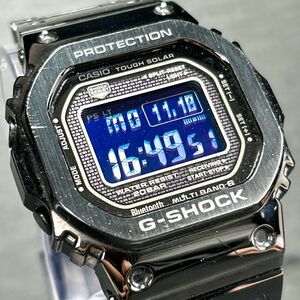 美品 CASIO カシオ G-SHOCK ジーショック フルメタル GMW-B5000GD-1 腕時計 タフソーラー 電波ソーラー デジタル Bluetooth モバイルリンク