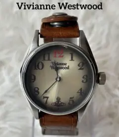 ヴィヴィアンウエストウッド 腕時計 アンティーク加工 本革 Wロック