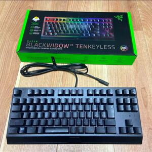 ほぼ未使用品！RAZER BLACKWIDOW V3 TKL JP