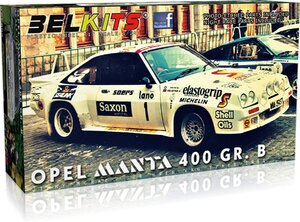 プラッツ/ベルキット BEL009 1/24 オペル マンタ 400 Gr.B 1984 イープル 24時間ラリー