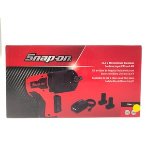 ▼▼ Snap-on スナップオン 電動工具 3/8サイズ 14.4V コードレス インパクトレンチ 充電器・充電池2個付 CT861J2 目立った傷や汚れなし