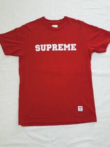 【送料無料】Supreme シュプリーム　Tシャツ　レッド　サイズL ワングラム