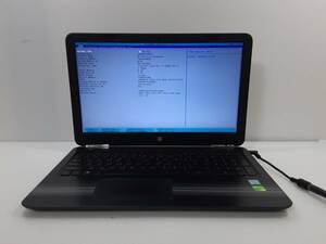 HP PAVILION 15-au639TX 8GB CORE i7 7世代 NVIDIA BIOS確認ゲーミングノートパソコンジャンク (165002