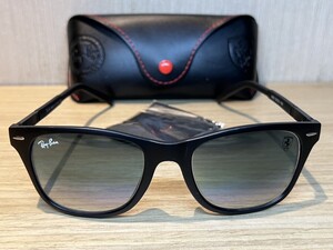 レイバン×フェラーリ　Ray-Ban×Ferrari　サングラス　ブラック　ブルー　未使用　1