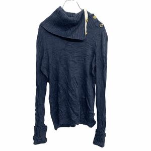 BANANA REPUBLIC コットンニットセーター Sサイズ バナナリパブリック レディース ネイビー 古着卸 アメリカ仕入 t2203-3054