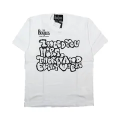 未使用品 COMME des GARCONS × The Beatles CDG T-Shirt プリント ロゴ Tシャツ カットソー 半袖 VZ-T033-051-2-5 トップス 白 ホワイト L メンズ 