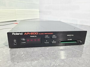 【現状品】管1F233 Roland ローランド AUDIO RECORDER AR-200 オーディオレコーダー　通電OK 動作未確認