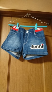 ◆Jenni◆ショートパンツ◆リブ◆赤×白◆