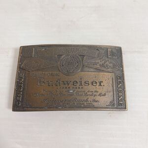 ◆バドワイザー/ Budweiser ベルトバックル AMERICA 横9×縦5,6cm◆K2-K