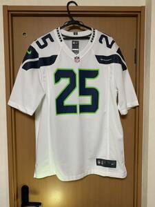 NFL NIKE アメフト ゲームシャツ Seattle Seahawks Richard Shermanリチャード シャーマン Size L