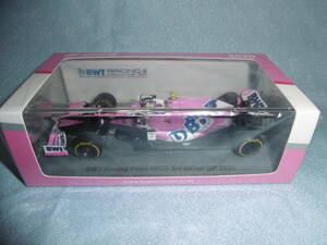 未開封新品 スパーク 1/43 S6482 BWT Racing Point RP20 3rd Italian GP 2020