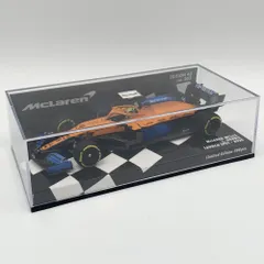 【中古】開封 ポールズ・モデルアート PMA 1/43 マクラーレン ルノー MCL35 ランド・ノリス 2020 LAUNCH SPEC[17]