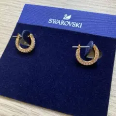 ⭐︎美品⭐︎ Swarovski スワロフスキー ゴールド フープピアス