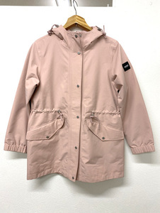 【★即決★】 AIGLE エーグル GORE-TEX ゴアテックス 防風 防水 透湿 3レイヤー フーデッドジャケット #36 Sサイズ ZBFJ683 ピンク