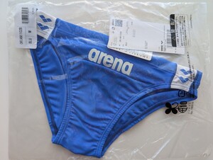 新品 未開封 競泳水着 競泳パンツ 競パン arena アリーナ 競パン Vパンツ Mサイズ nux-D ブルー