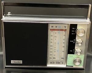 旺文社　東京トランジスタ VMS1456C 昭和46年 昭和レトロ ラジオ 稼働品