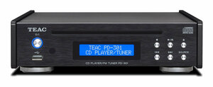 即決◆新品◆送料無料TEAC PD-301-X/B CDプレーヤー/FMチューナー ワイドFM USBメモリ音楽再生対応