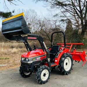 ★★ 美品 ★ 三菱 トラクター MTZ 23 ★4WD★ 460時間 ★23馬力★ パワステ ★ ブラントローダ付き ★P TO 逆転 ★ 倍速★自動水平★★