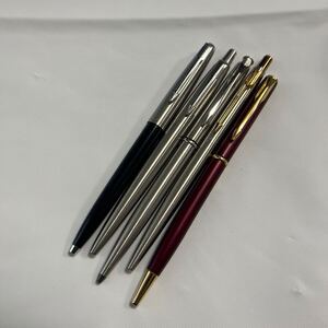 送料一律430円 PARKER 5本セット ボールペン シャープペンシル ノック式 回転式 シルバー ゴールド ブラック ボルドー パーカー 筆記用具