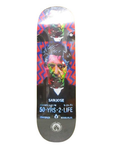 新品☆即決　BLACKLABEL SKATEBOARDS ブラックレーベル JASON ADMS プロモデル デッキ 50 TO LIFE SIZE:8.75x32.25 antihero creature 