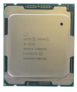 Intel Xeon W-2235 SRGVA 6C 3.8GHz 4.3/4.6GHz 8.25MB 130W LGA2066 DDR4-2933