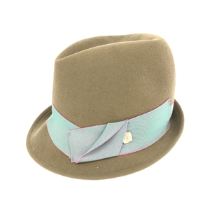 良好◆CA4LA カシラ ラビットファーハット ◆ カーキ ラビットファー リボン レディース 帽子 ハット hat 服飾小物
