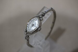 SEIKO セイコー SOLAR DIASHOCK 14KWG 127030 19石 手巻き 腕時計 ベルト社外品 動作品 6831