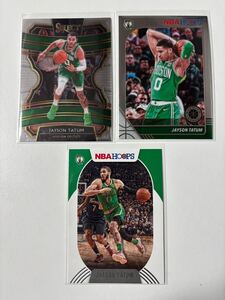 3枚セット jayson tatum panini hoops select テイタム